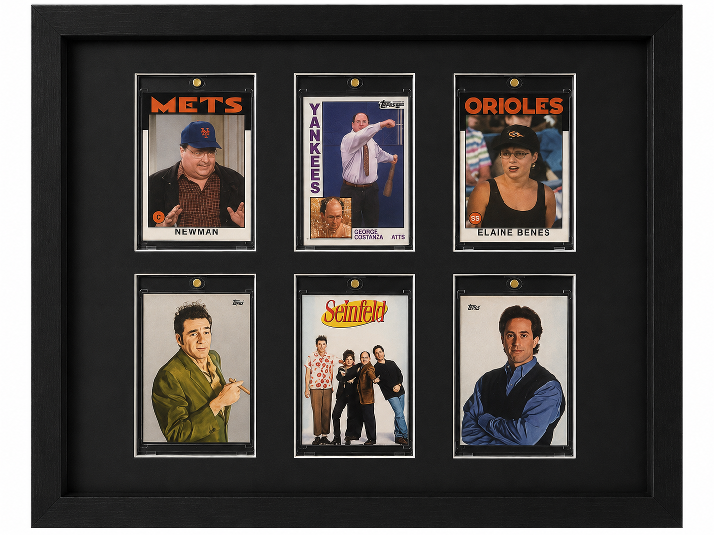 Seinfeld Fire Frame!! Newman, George, Elaine, Kramer, and Jerry!!