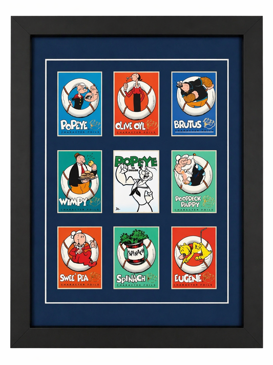 Popeye 9 Card Display