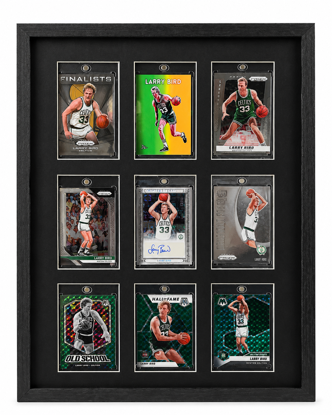 Larry Bird Autograph Fire Frame