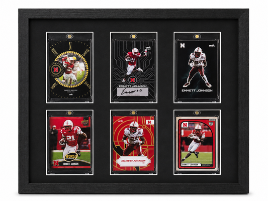 Emmett Johnson Autograph Fire Frame