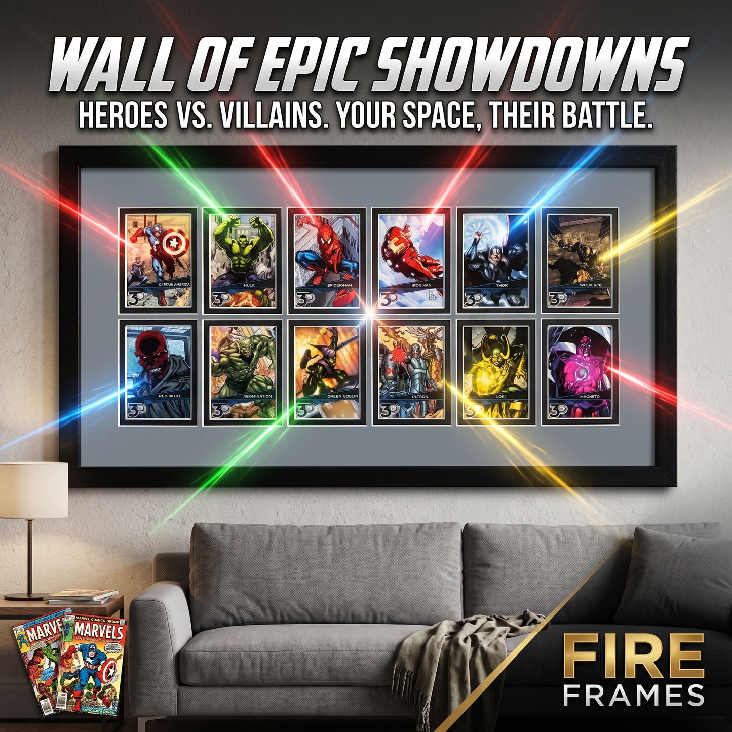 2015 Marvels 3D Fire Frames